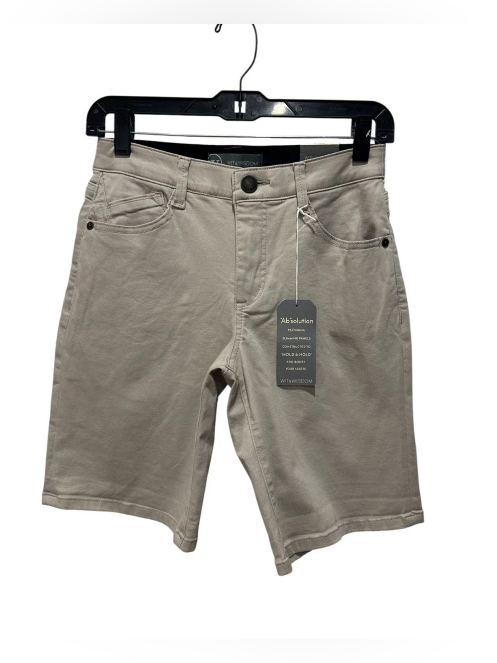 Wit & Wisdom Beige Flat-Front Men's Shorts